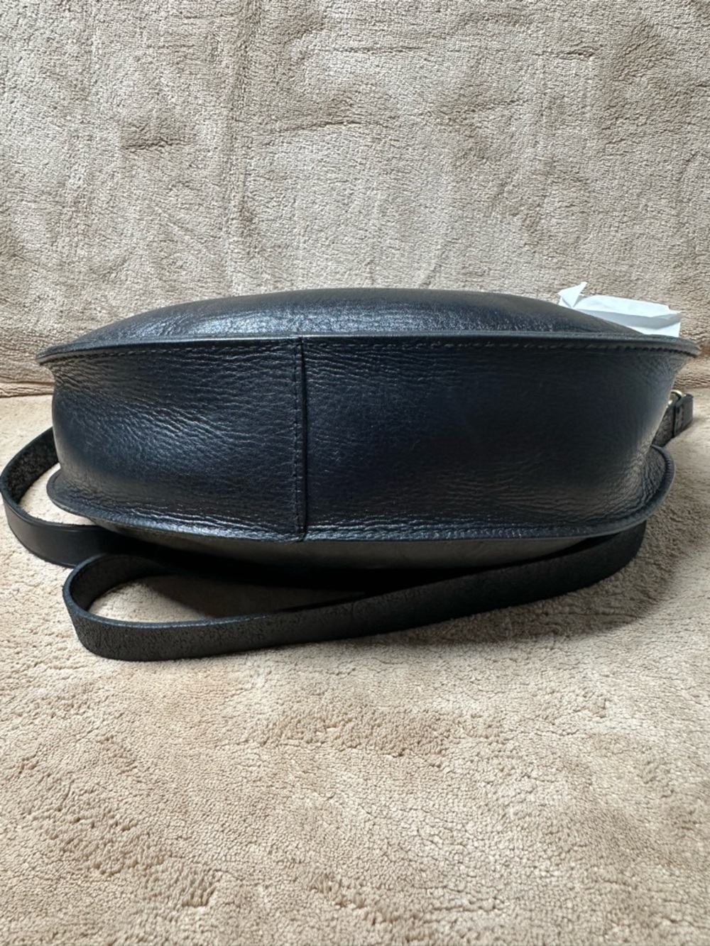 Madewell Black Leather Saddle Crossbody Bag - Picture 6 of 11